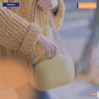 Yellow Chain Crossbody Bag
